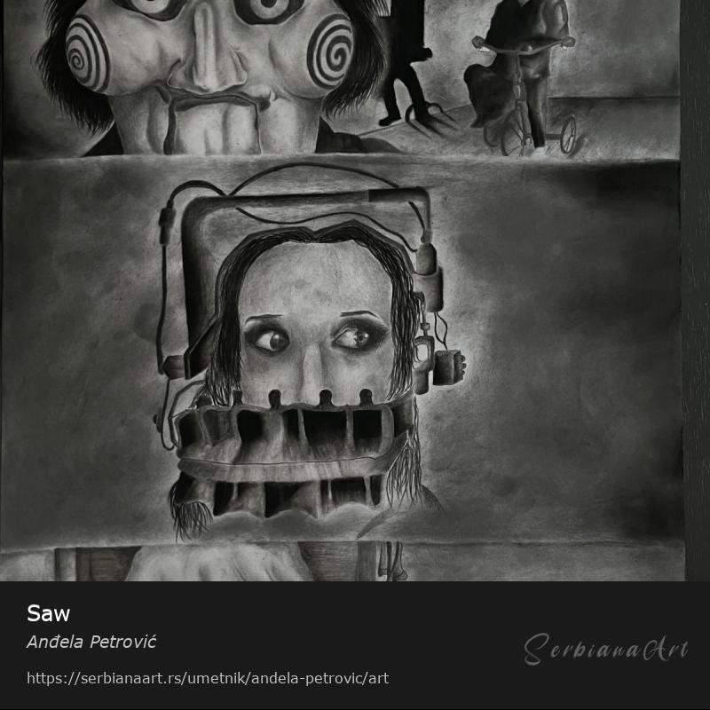 Saw, Ugljen/Papir, Anđela Petrović