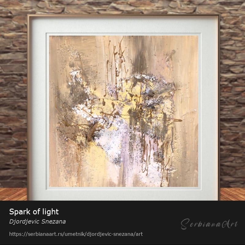 Spark of light, Kombinovano/Platno, Djordjevic Snezana