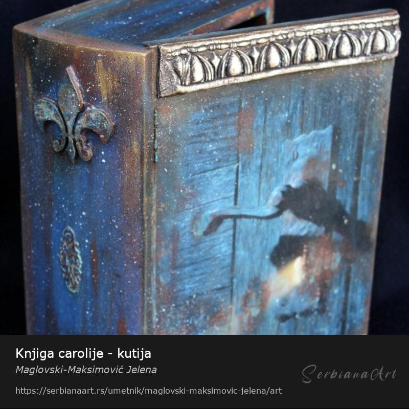 Knjiga carolije - kutija, Kućni dekor/Drvo, Maglovski-Maksimović Jelena
