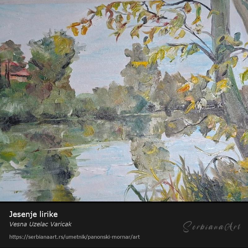 Jesenje lirike, Ulje/Platno, Vesna Uzelac Varicak
