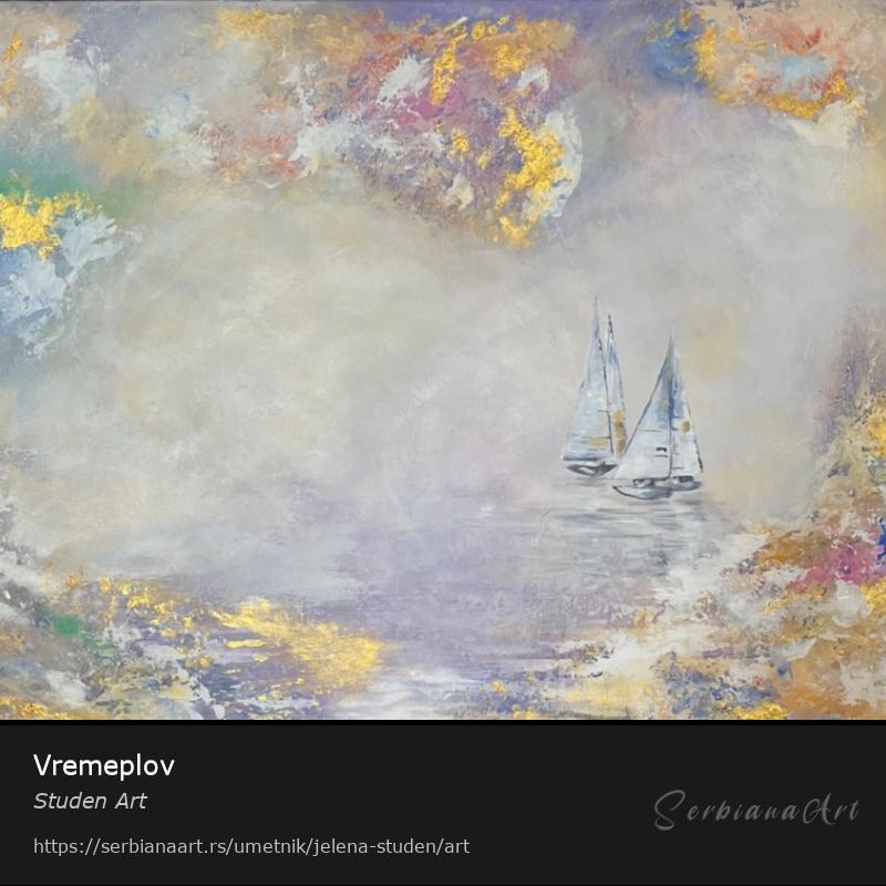 Vremeplov, Akrilik/Platno, Studen Art