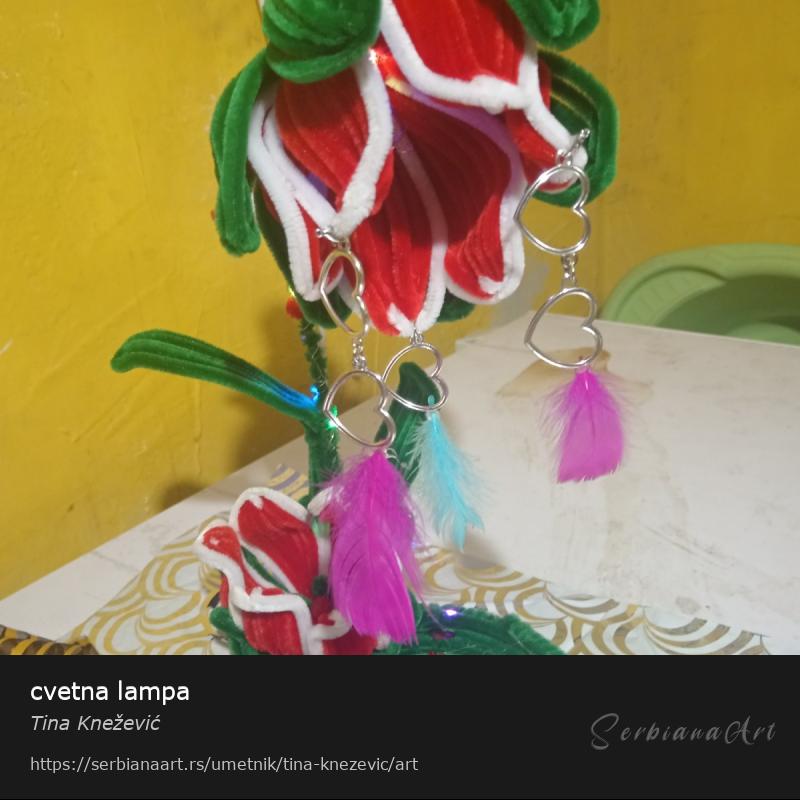 cvetna lampa, Antikvitet/Kombinovano, Tina Knežević