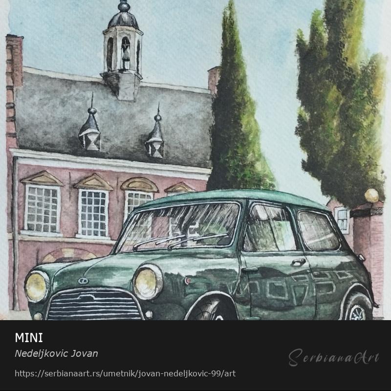 MINI, Vodene boje/Papir, Nedeljkovic Jovan