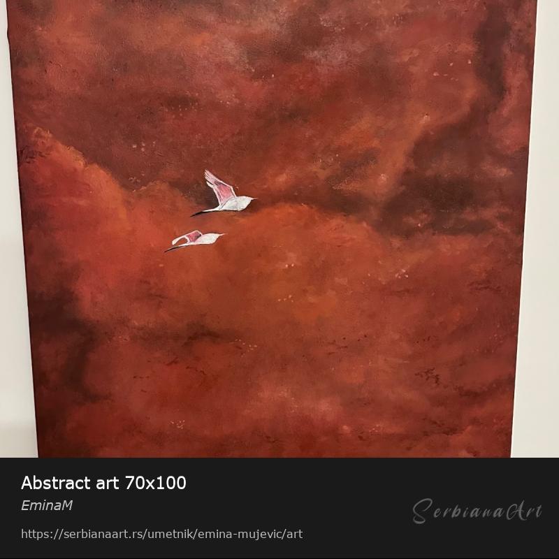 Abstract art 70x100, Ulje/Platno, EminaM