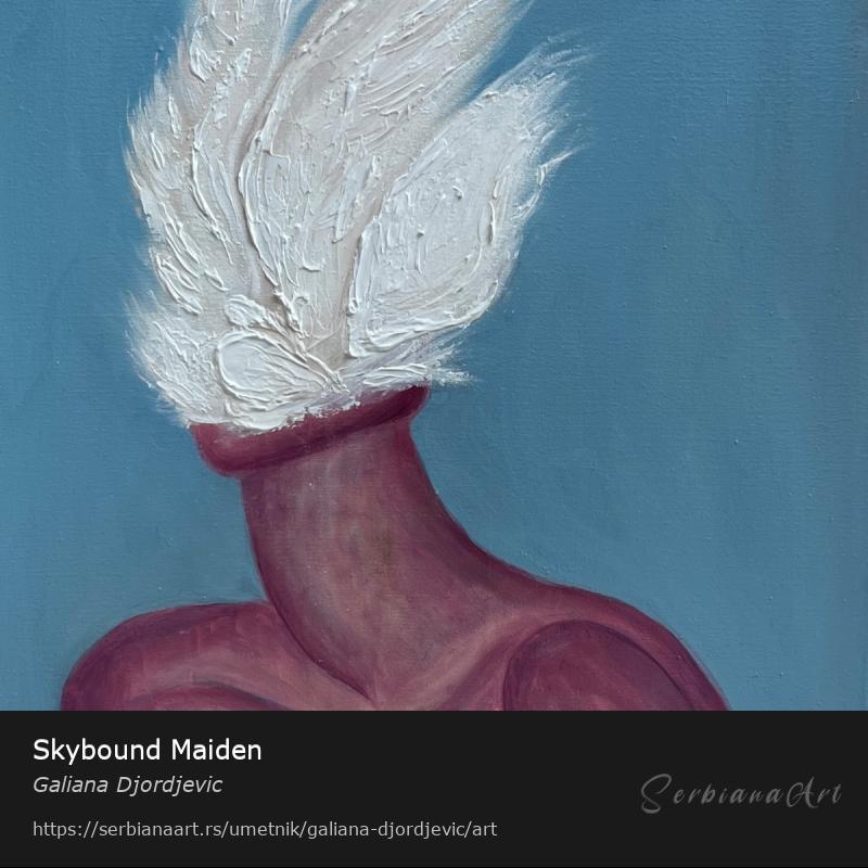 Skybound Maiden, Ulje/Platno, Galiana Djordjevic