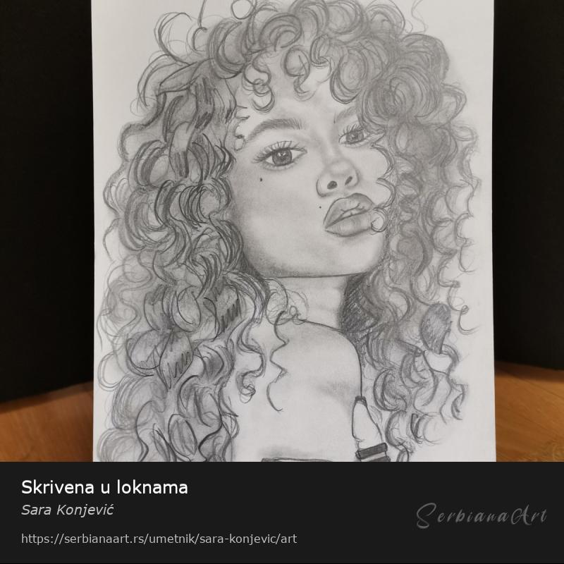 Skrivena u loknama, Olovka/Papir, Sara Konjević
