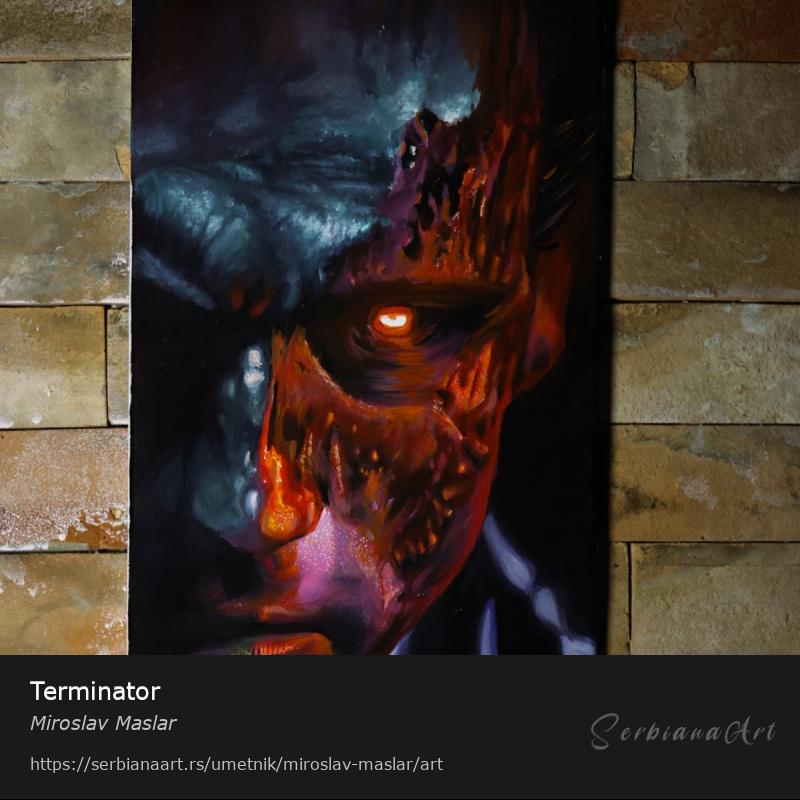 Terminator, Akrilik/Platno, Miroslav Maslar