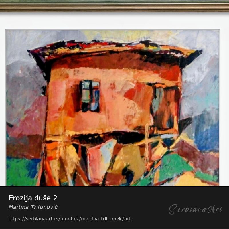 Erozija duše 2, Akrilik/Platno, Martina Trifunović