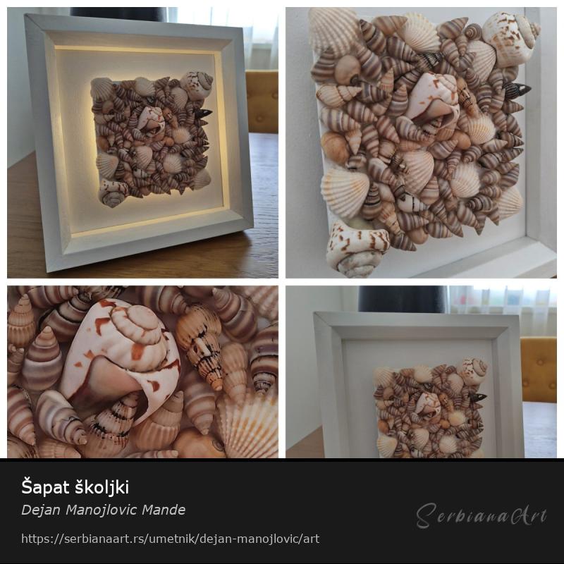 Šapat školjki, Kreativna rukotvorina/Kombinovano, Dejan Manojlovic Mande