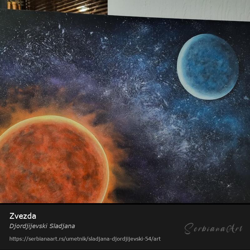 Zvezda, Ulje/Platno, Djordjijevski Sladjana