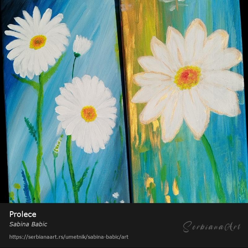 Prolece, Akrilik/Platno, Sabina Babic