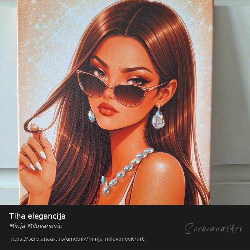 Tiha elegancija, Digital art/Platno, Minja Milovanovic
