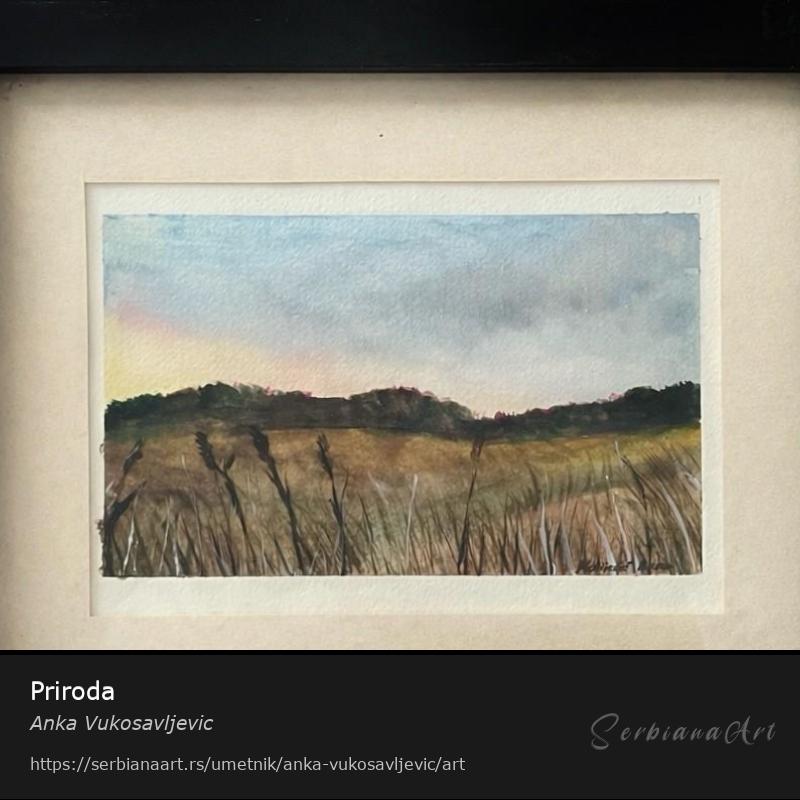Priroda, Vodene boje/Papir, Anka Vukosavljevic