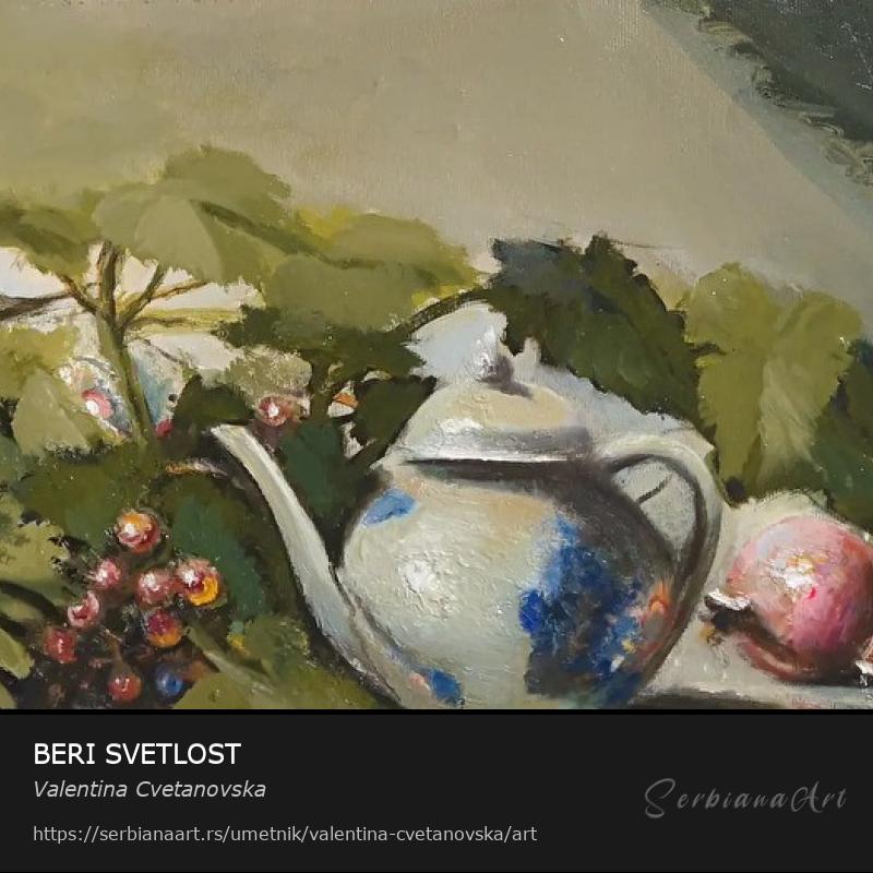 BERI SVETLOST, Ulje/Platno, Valentina Cvetanovska