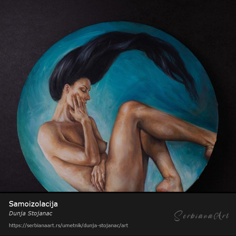 Samoizolacija, Ulje/Platno, Dunja Stojanac