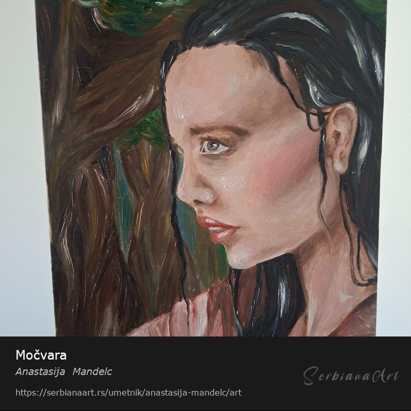 Močvara, Ulje/Platno, Anastasija  Mandelc