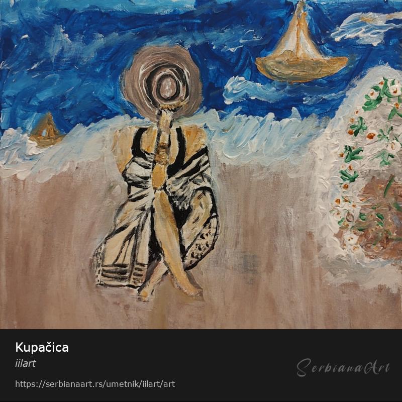 Kupačica, Akrilik/Platno, iilart