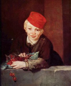 Boy with the cherries