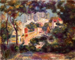 Landscape with the view of Sacre Coeur
