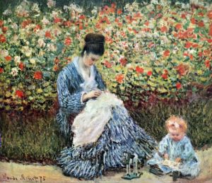 Madame Monet and child