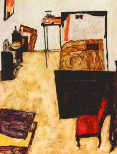 Schiele's living room in Neulengbach