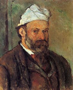 Self portrait with a white turban