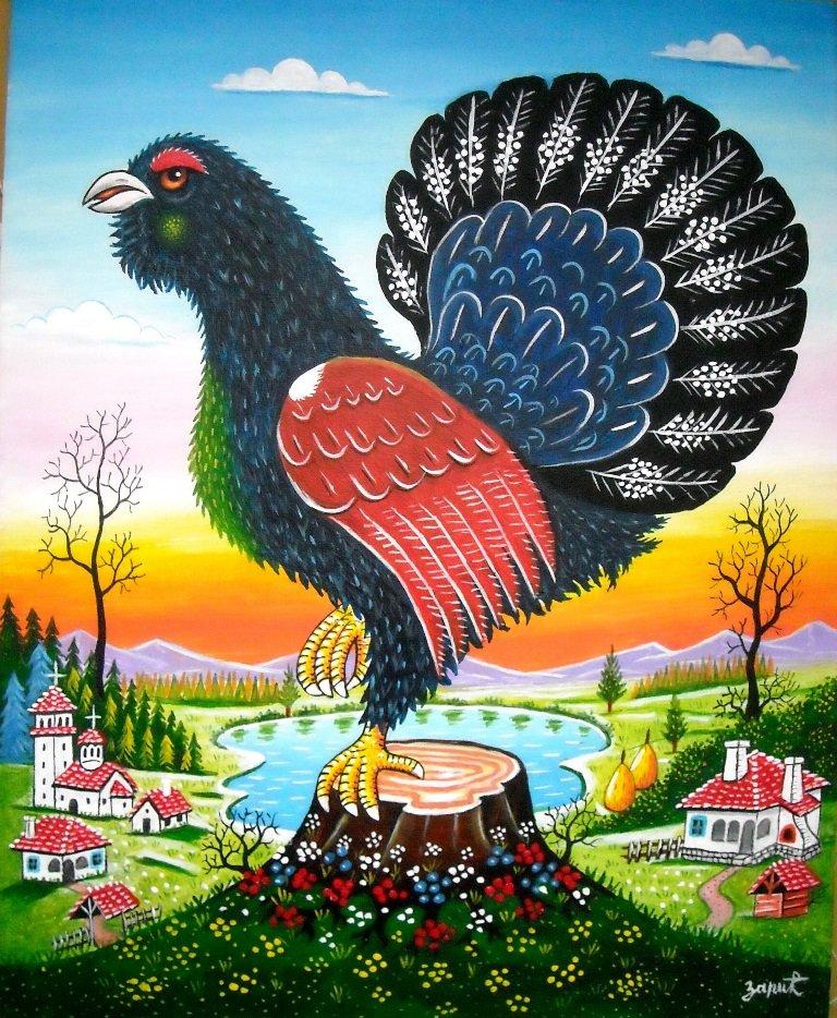 Tetreb, Slika Zarić Zoran