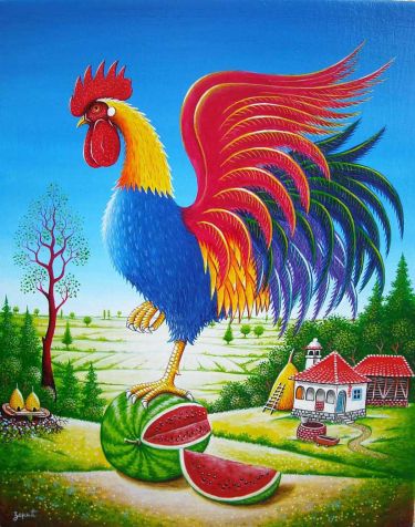 Pevac bostandjija, autor Zarić Zoran