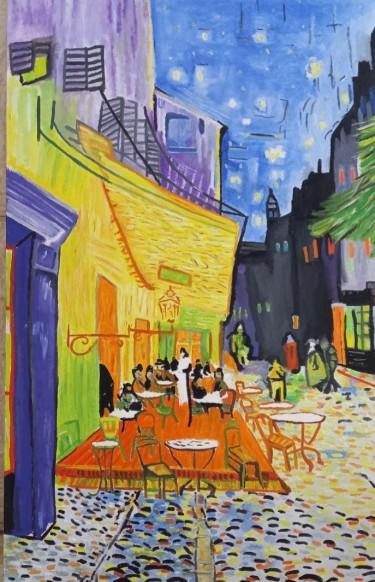 Café Terrace at Night-Vincent van Gogh, autor AnaArt
