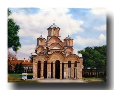 Gračanica, autor Jovanović Milan