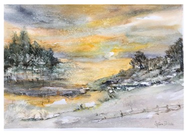 A winter day -2, autor Djordjevic Snezana