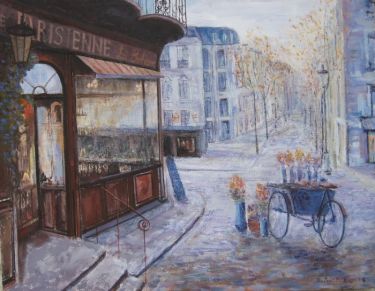 Cafe La Boheme, Paris, 1930 g autor Paunović Slobodan
