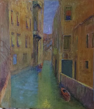 `Il Rio degli Albrizzi` Venecija 1930 autor Paunović Slobodan