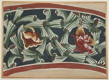 Manastir Poganovo, Ornament, kopija freske, autor Jovanovic B. Zoran