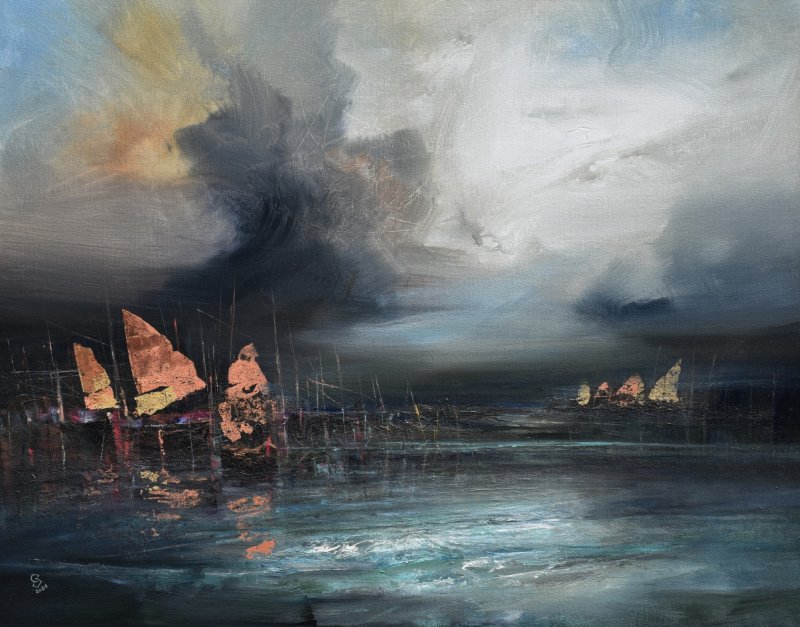 Harbor of destroyed dreams - Reverie in the shadows, Slika Grozdanovski Ivan