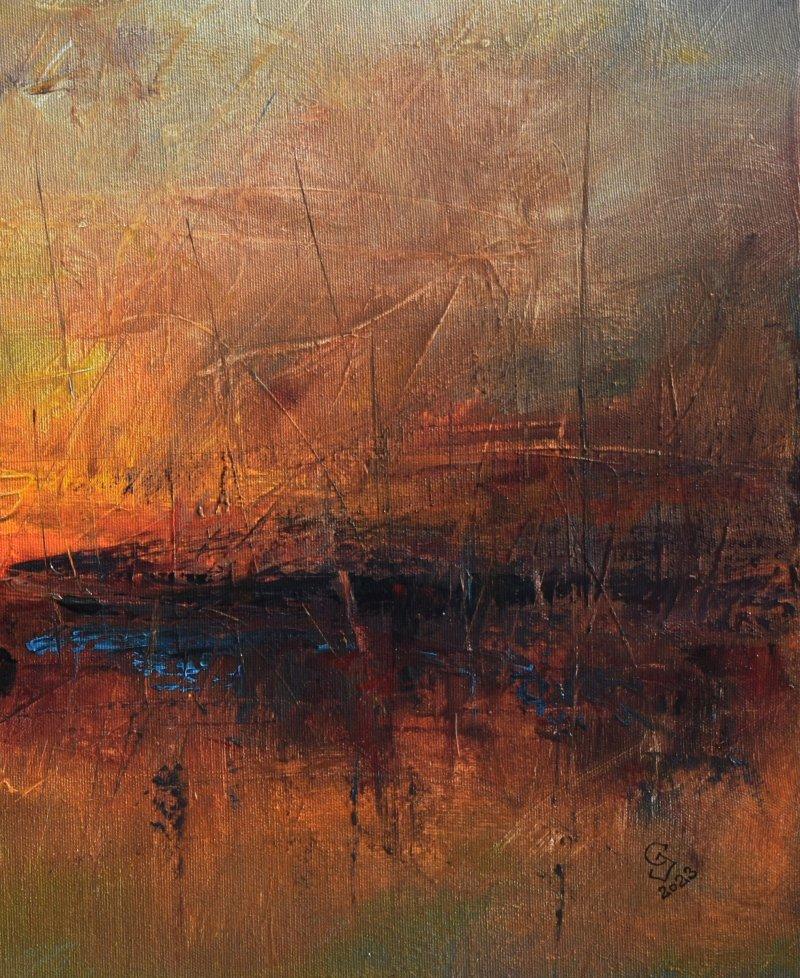 " Harbor of destroyed dreams - Where the Ashes of the Past Awaken ", Slika Grozdanovski Ivan