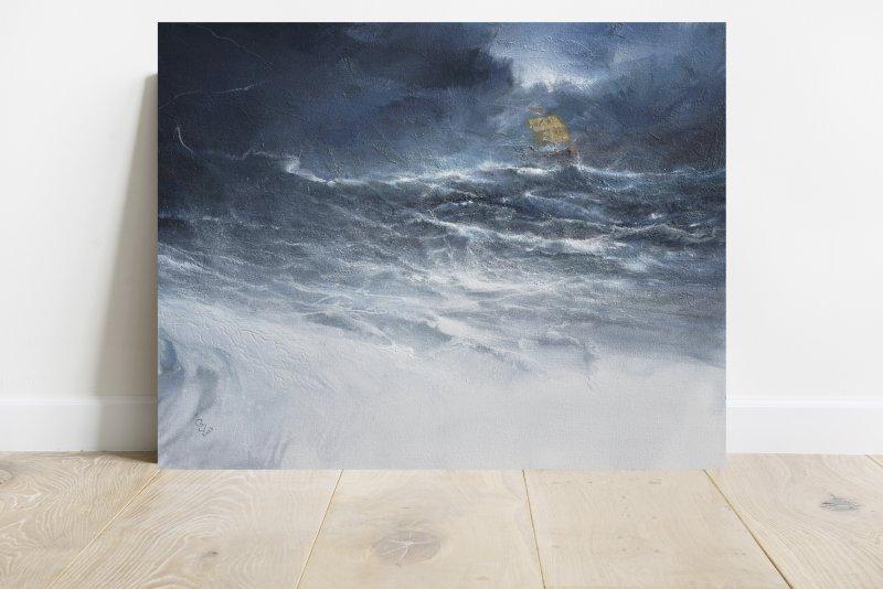 " Harbor of destroyed dreams - The Storms of Life ", Slika Grozdanovski Ivan