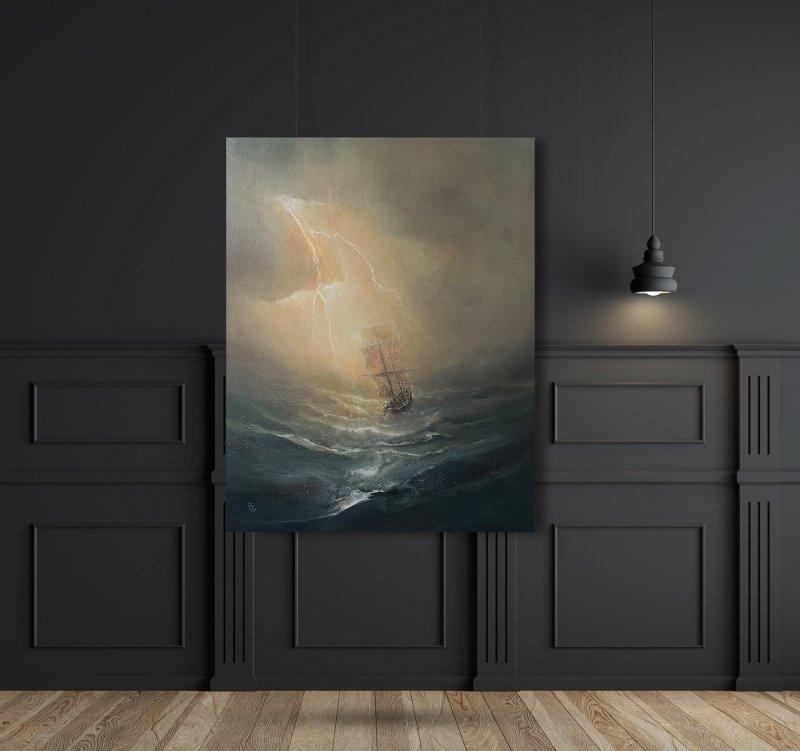 " Harbor of destroyed dreams - The Storms of Life 3 ", Slika Grozdanovski Ivan