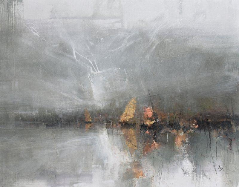" Harbor of destroyed dreams - The more you dream, the farther you get ", Slika Grozdanovski Ivan