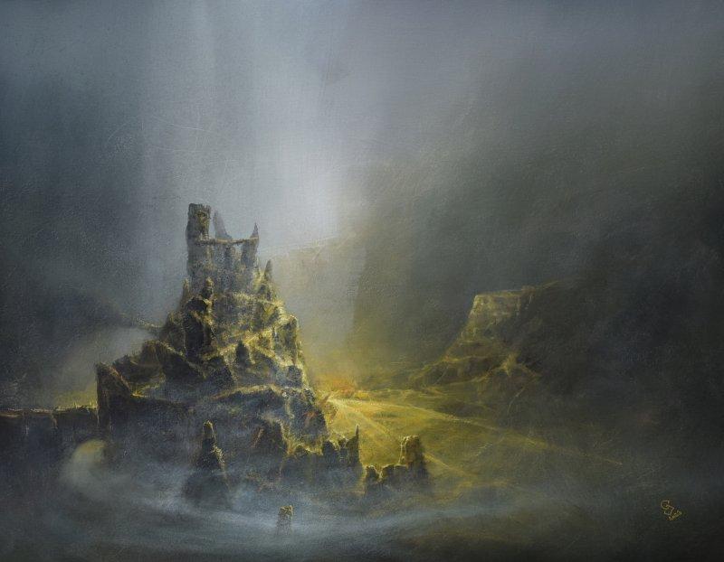 " Agartha - Ancient fortress ", Slika Grozdanovski Ivan