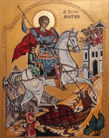 Sveti Djordje, autor Anica Mladenovic