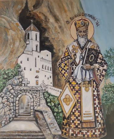 Sveti Vasilije Čudotvorac, autor Anica Mladenovic