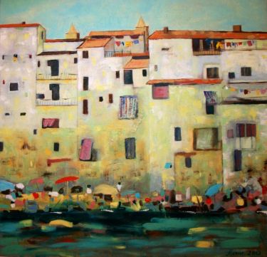 Plaza Cefalu, Italija autor Momir Maksimovic