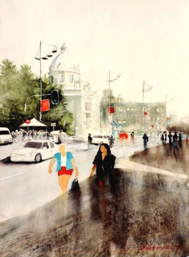 Beogradske Ulice 3 autor Momir Maksimovic