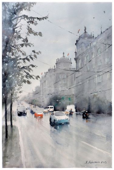 Beogradske Ulice 9 - Kneza Milosa autor Momir Maksimovic