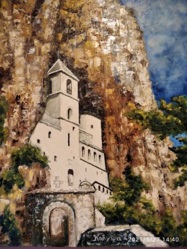 Manastir Ostrog, autor Mićunović Kaćuša