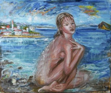 Djevojka na pjeni od mora, , autor Nadezda Todorovic