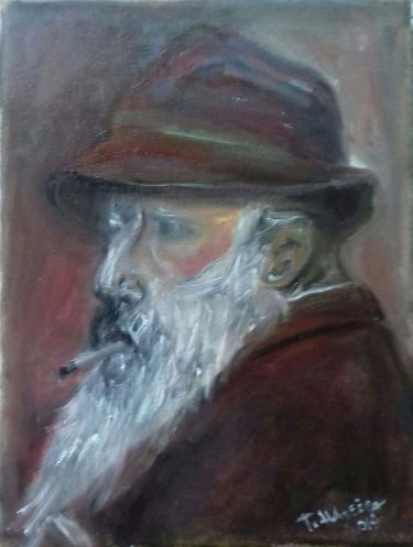 Replika na portret Claude Monet, , autor Nadezda Todorovic