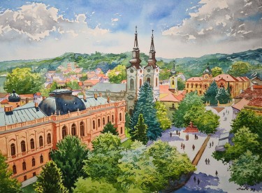 Centar Sremskih Karlovaca,Srbija, autor Ševo Dejan