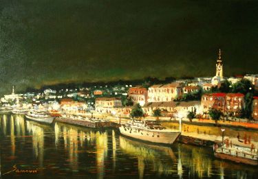 Beograd noću II, autor Borko Šainović
